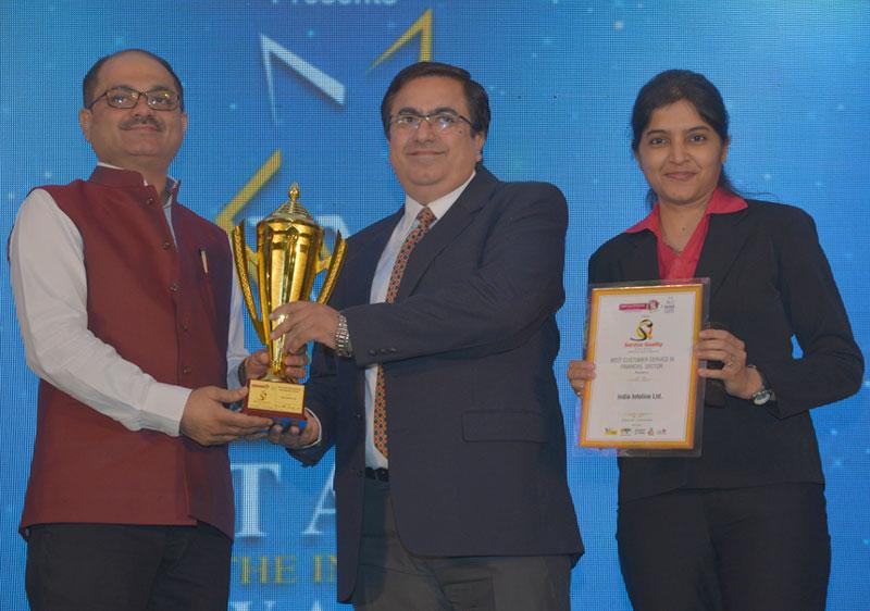 जागतिक गुणवत्ता काँग्रेस, 2016 द्वारे आर्थिक क्षेत्रातील सर्वोत्तम ग्राहक सेवा.