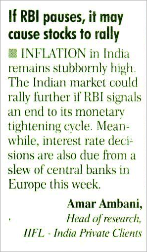 If RBI pauses, it may cause stocks to rally