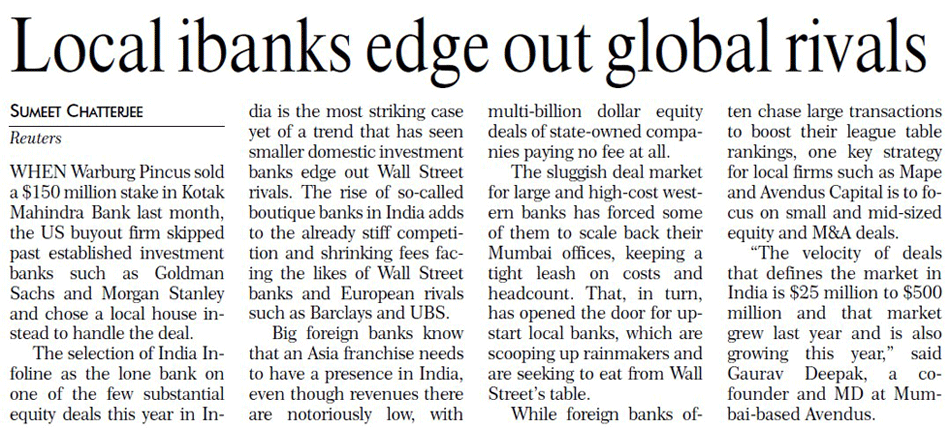 Local ibank edge out global rivals