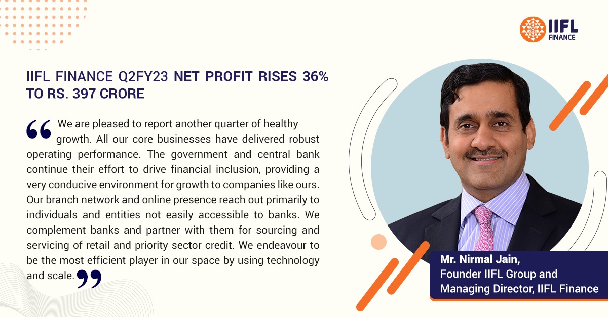 IIFL Finance Q2 FY23 earnings comments