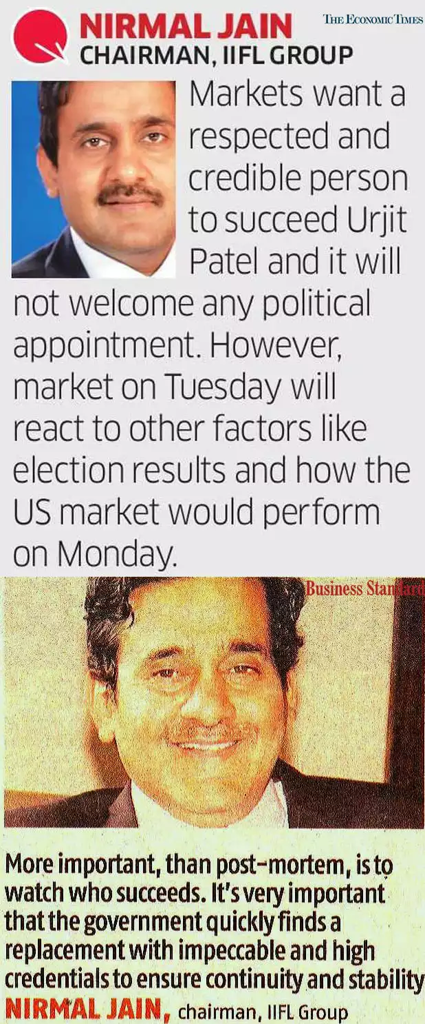 Views of IIFL Group Chairman Nirmal Jain on developments at RBI