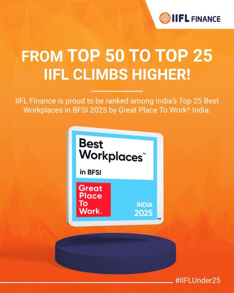 IIFL Finance is Among India’s Top 25 Best Workplaces in BFSI for 2025