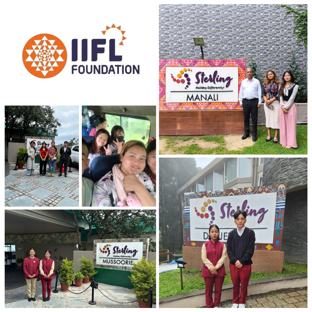 Students from IIFL Foundation, Ministry of Defence supported Program in Arunachal Pradesh Secure Placement at Sterling Hotels