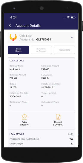 IIFL Mobile APP Screen