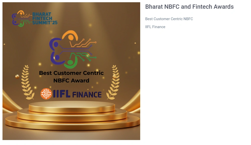 IIFL Finance awarded Best Customer Centric NBFC at Bharat Fintech Summit '25