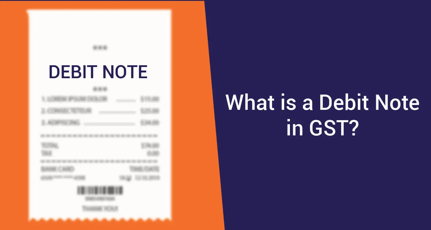What is Debit Note in GST? 